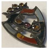 375 - STERLNG SILVER BROOCH (J137)