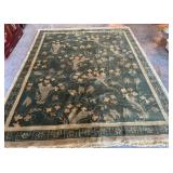 F - HAND WOVEN SILK & WOOL AREA RUG 7