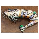 F - TIGER PRAWN BROOCH (M77)