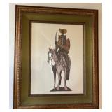 F - M.LEHMAN "DON QUIXOTE" LTD ED FRAMED ART (F92)