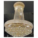 F - ELEGANT LIGHTING CRYSTAL CHANDELIER (D46)