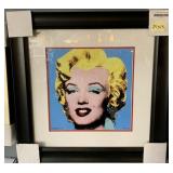 F - ANDY WARHOL LTD ED ART FRAMED 25"SQ (G47)