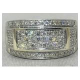 10KT WHITE GOLD .75CT DIAMOND RING