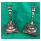 F - PAIR OF 9.5"T CANDLESTICKS (J25)