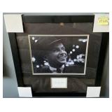 F - FRANK SINATRA SIGNED PHOTO 23"SQ (G44)