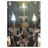 F - ELEGANT LIGHTING CRYSTAL WALL SCONCE (I62)