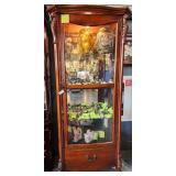 LIGHTED CURIO DISPLAY CABINET (EXCLUDES CONTENTS