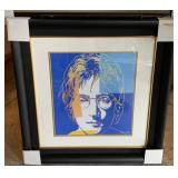 F - ANDY WARHOL LTD ED ART FRAMED 30X29" (G56)