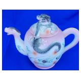 T - HAND PAINTED TEA POT(B123)