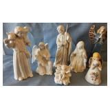 T - NATIVITY CHARACTERS & ANGEL FIGURINES (C98)