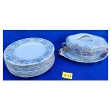 T - MEITO GRAYSON CHINA PLATES (A105)