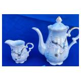 T - VINTAGE JAPANESE TEAPOT & CREAMER (A65)