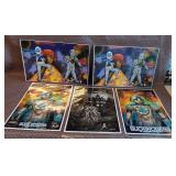 T - BUCK ROGERS & ADDAMS FAMILY PRINTS (G402)