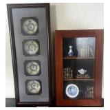 T - 2 SHADOWBOXES W/ COLLECTIBLES (R17)