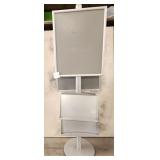 11 - 6FT SIGNAGE HOLDER WITH BOOK STORAGE(K268)