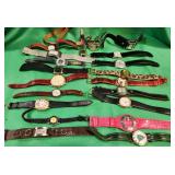 N -  LARGE LOT OF ASSORTED WATCHES(E91)