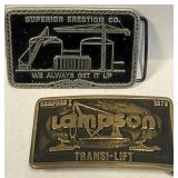 55 - 2 COLLECTIBLE BELT BUCKLES (5)