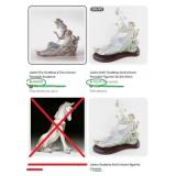 N - LLADRO 12 IN  GODDESS AND UNICORN FIGURINE