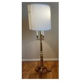 11 - 51" BRASS FLOOR LAMP