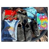 D - MIXED LOT OF SHIRTS & SHOES (Y22)