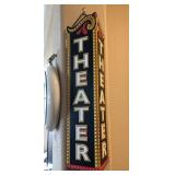 D - VINTAGE STYLE THEATER SIGN (L127)