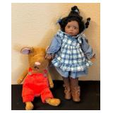 D - LOT OF 2 COLLECTIBLE DOLLS (L408)