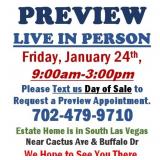 PREVIEW LIVE IN PERSON - Friday, January 24th