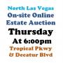 Thur.@6pm - North Las Vegas Estate Online Auction 1/30