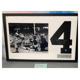 11 - WILLIE MAYS SIGNED #4 FRAMED (I92)