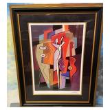 11 - FRAMED  SIGNED ARTWORK 25X34" (C21)