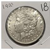 S - 1900 MORGAN SILVER DOLLAR (18)