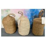 43 - NEW WMC LOT OF 3 WOVEN TOTES