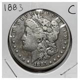 S - 1883 MORGAN SILVER DOLLAR (C)