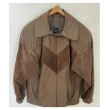 F - MENS LEATHER JACKET SZ M