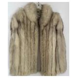 F - SAGA FOX FUR COAT SZ M