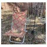 Y - FOLDING LAWN CHAIR & SOLAR LIGHTS (Y12)