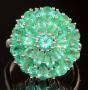 Natural 3.66 ct Columbian Emerald Dinner Ring