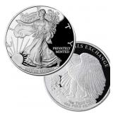 1/10 Ounce Walking Liberty .999 Fine Silver Coin