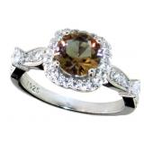 Cushion Cut 1.85 ct Color Change Zultanite Ring