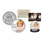 Princess Diana Anniversary JFK Coin