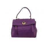 Yves Saint Laurent Purple Leather Muse Hand Bag