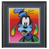 Goofy Framed Giclee by Peter Max