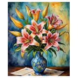 Stargazer Lily Bouquet I LTD EDT by Van Gogh LTD