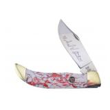 Michael Prater Hen & Rooster Pony Clasp Knife