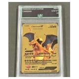 Pokï¿½mon Gold Custom Charizard Card