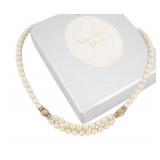 Christian Dior Pearl Necklace