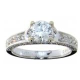 14kt Gold 1.74 ct Round Brilliant Diamond Ring