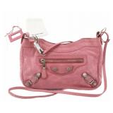 Balenciaga Pink Leather Shoulder Bag