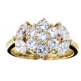 18kt Gold 1.39 ct Natural VVS Diamond Ring