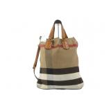 Burberry Canvas Nova Check 2 Way Tote Bag